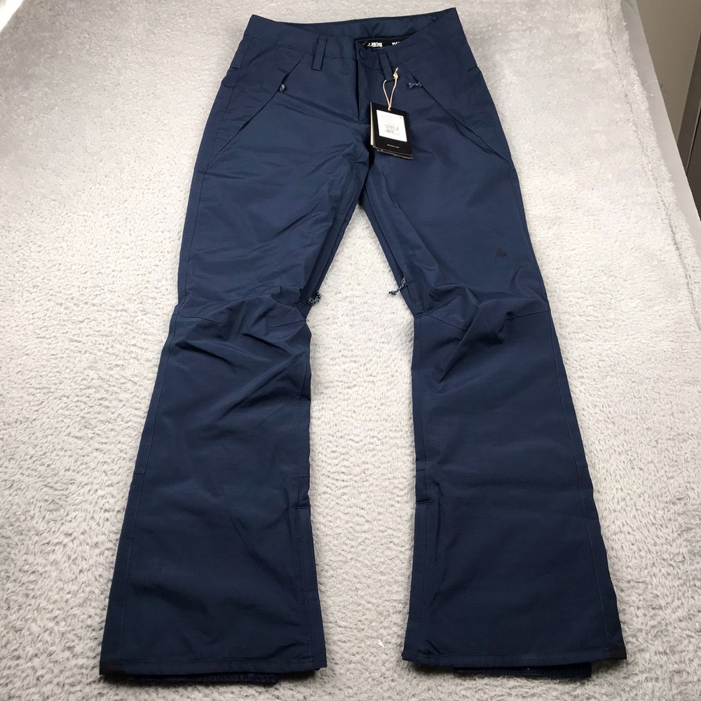 Burton Society Pants Womens XS Navy ThermacoreECO Insulated Snow Skii NEW NWT